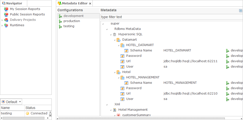 defining metadata values